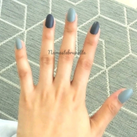 2/$16 Gray Ombre Coffin Press On Nails - Picture 6 of 13